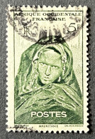 FRAWA0037U4 - Local Motives - Young Woman Of Tin Deila - Mauritania - 5 F Used Stamp - AOF - 1947 - Used Stamps