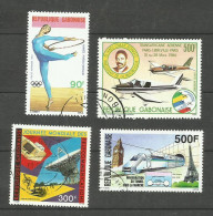 Gabon POSTE AERIENNE N°254, 262, 274, 291 Cote 6.30€ - Gabon