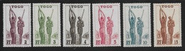 TOGO 1924 YT 182/187** - Nuovi