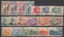 SPM - 1947 - N°YT. 325 à 343 - Série Complète - Oblitéré / Used - Used Stamps
