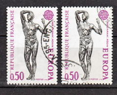 France 1789 Variété Noir Et Argent Oblitérés TB - Used Stamps