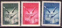 Yugoslavia 1947 Balkan Games, Mi 524-526 - MNH**VF - Nuovi