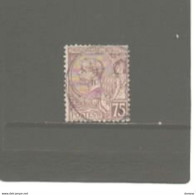 MONACO 1891 ALBERT I Yvert 19 Oblitéré Cote : 24 Euros - Used Stamps