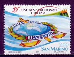 San Marino Interpol 2009 Postfris - Neufs