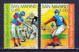 San Marino E.K. Baseball 2007 Postfris - Unused Stamps