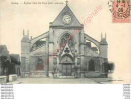 60.  MOUY .  Eglise Vue De Face . - Mouy