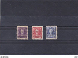 MONACO 1933 LOUIS II Yvert  116 -118 Oblitérés Cote : 18 Euros - Used Stamps