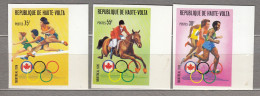 HAUTE VOLTA Imperforated 1976 Sport Olympic Games Mi 617-619, Sc 390-392 MNH (**) #33948 - Ete 1976: Montréal