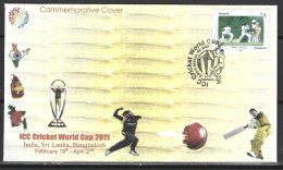 NEPAL. Enveloppe Commémorative De 2011. Coupe Du Monde 2011. - Cricket