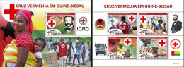 Guinea Bissau 2022, Red Cross, 4val In BF+BF - Red Cross