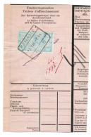 Fragment Bulletin D'expedition, Obliterations Centrale Nettes EENAME - Oblitérés