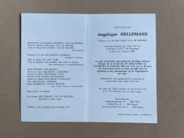 HELLEMANS Angelique °BOOM 1917 +REET 2004 - VAN DE MOOTER - KENNES - DE LAET - GOOSSENS - DE JONGHE - HELLEMONS - THIJS - Décès
