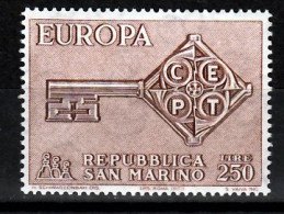 San Marino  Europa Cept 1968 Postfris - 1968