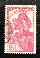 Timbre Oblitéré Guinée 1943 - Usados