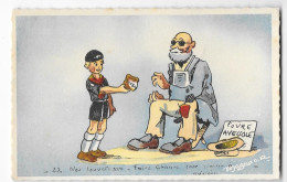 Cpsm: SCOUTISME - Illustrateur MAGNAN - Nos Louveteaux - Faire Chaque Jour Plaisir (Povre Aveugle)   Ed. - Padvinderij