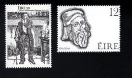 2002464959 1977 SCOTT  418 419  (XX) POSTFRIS  MINT NEVER HINGED - FOLKLORE OF IRELAND SOCIETY - JOHANES SCOTTUS ERIUGEN - Unused Stamps