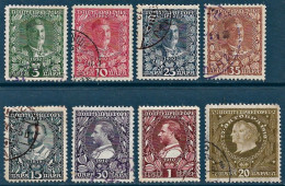 Montenegro 1910, King Nikola I, Definitive Stamps - Lot Of 8 V. Used - Montenegro