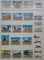 Collection De Timbres  Neufs Et Oblitérés Sur Le Thème Du Train. - Collections (sans Albums)