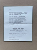 CALLAERT Gustaaf °LEBBEKE 1923 +BOOM 1981  HELLEMANS - HEYNDERICKX - KENNES - WUYTS - FRUYTIER - VERBRUGGEN - QUISQUATER - Décès