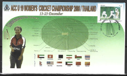 NEPAL. Enveloppe Commémorative De 2008. ACC U19 Women’s Cricket Championship 2008. - Cricket