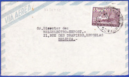 Cover - Buenos Aires To Bruselas, Bélgica -|- Postmark - Buenos Aires . 1955 - Brieven En Documenten