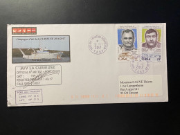 Lettre "La Curieuse - Jean Volot - Bernard Duboys De Lavigerie" 09/01/2017 - 763-791 -TAAF - Kerguelen - Storia Postale