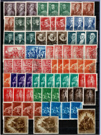 1944 Series 661/669 & 697/698 & 699/700 & 701/709 °-*-**  (78 Timbres) - Usados