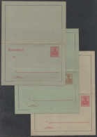 ALLEMAGNE - WEIMAR /1897-1920 ENSEMBLE DE 6 CARTES LETTRE / 2 SCANS (ref 8659) - Sobres