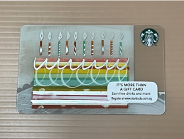 Singapore STARBUCKS Coffee Gift Card, Set Of 1 Used Card - Singapour