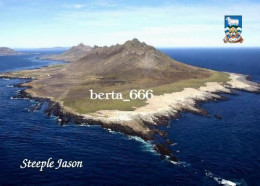 Falkland Islands Steeple Jason Aerial View Malvinas New Postcard - Islas Malvinas