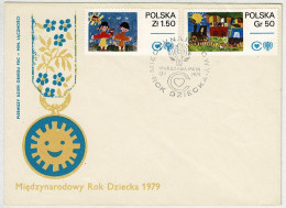 Polen / Polska 1979, FDC Jahr Des Kindes / Année De L'enfant / Year Of The Child, Kinderzeichnungen - Autres & Non Classés