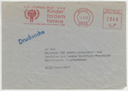 Deutsche Bundespost 1979, Brief Freistempel / EMA / Meterstamp Jahr Des Kindes / Year Of The Child Mainz - Düsseldorf - Andere & Zonder Classificatie