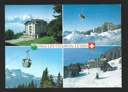 Leysin Hotel Les Chamois Multi Vues Alpes Vaudoises Schweiz Photo Carte Suisse Htje - Leysin