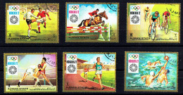 AJMAN STATE OLIMPIADI OLYMPIC GAMES SET COMPLETE  SERIE COMPLETA USED CTO - Adschman