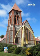 Falklands Islands Stanley Church Malvinas New Postcard - Falklandeilanden