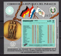 Paraguay 1973 Olympic Games Munich / Montreal, Space S/s MNH - Zomer 1972: München