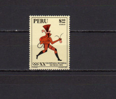 Peru 1972 Olympic Games Munich Stamp MNH - Estate 1972: Monaco