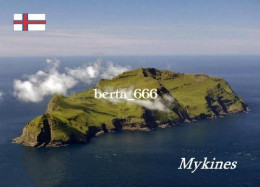 Faroe Islands Mykines Island Aerial View New Postcard - Islas Feroe