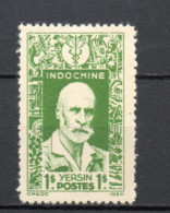 INDOCHINE  N° 291   NEUF AVEC CHARNIERE EMIS SANS GOMME  0.80€    YERSIN - Nuevos