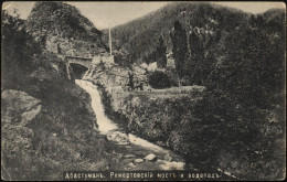 1904-1907 GEORGIA Resort ABASTUMANI Bridge & Waterfall - Géorgie