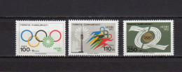 Turkey 1972 Olympic Games Munich Set Of 3 MNH - Verano 1972: Munich