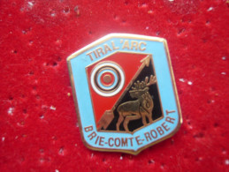 Pins  SPORT TIR A L ARC BRIE COMTE ROBERT - Tir à L'Arc