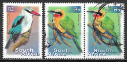 2000 SOUTH AFRICA SET OF 3 USED STAMPS (Scott # 1194,1195) CV $5.30 - Gebraucht