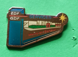 Pin's EDF-GDF Marcq En Baroeul - EDF GDF