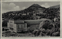 Bad Blankenburg, Thür. Wald, Stadthalle Und Burgruine Greifenstein, Gelaufen 1953 - Bad Blankenburg