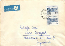 Lettre Cover Pologne Bateaux - Cartas & Documentos