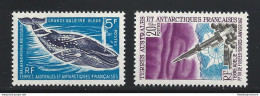 1966-67 ANTARTICO FRANCESE - Yvert N° 22/23  MNH** - Other & Unclassified