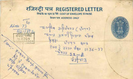 Inde India Entier Postal Stationary Tigre Tiger  - Lettres & Documents