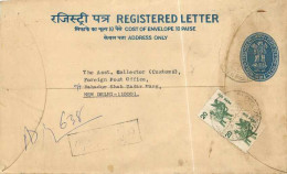 Inde India Entier Postal Stationary Tigre Tiger  - Storia Postale