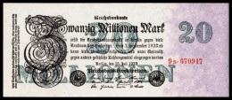 DEUTSCHLAND - ALLEMAGNE - 20 Millionen Mark Reichsbanknote - 1923 - P97b - UNC/NEUF - 20 Millionen Mark